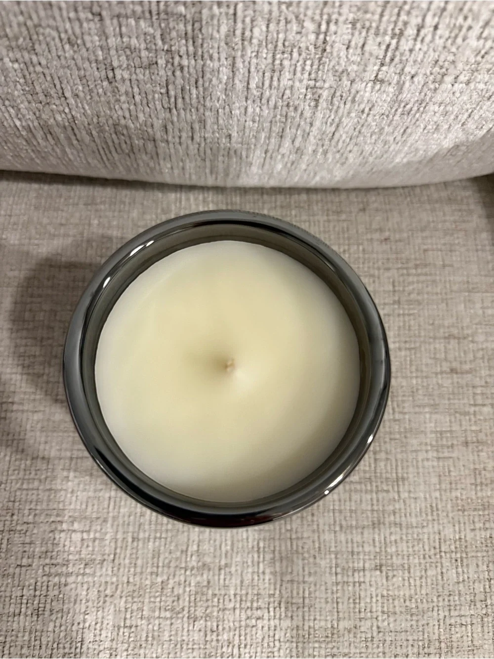 Gooseberry Leaf Scented Candle - Silver Glass - Cloon Keen Ireland